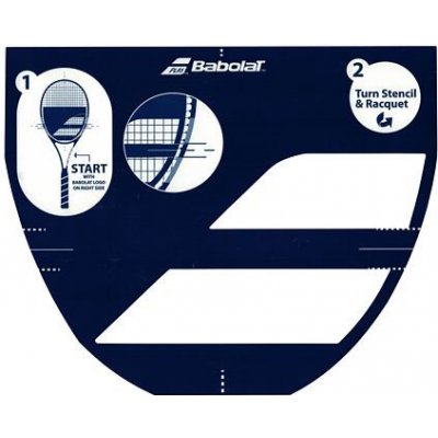 Babolat Logo Tenis šablona pro tenisové rakety – Zbozi.Blesk.cz