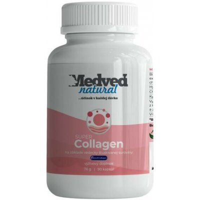 Medveď natural SUPER Collagen 90 kapslí – Hledejceny.cz