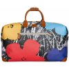 Cestovní tašky a batohy Bric`s Andy Warhol Large Duffel Cream Flowers 46 l
