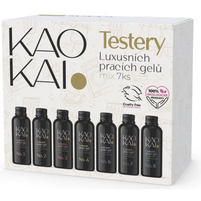 Kao Kai Testni to... Prací gel z Marseillského mýdla SADA 7 ks – Hledejceny.cz