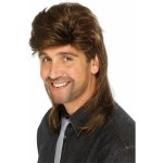 Paruka 80s Mullet Jason hnědá – Zboží Dáma