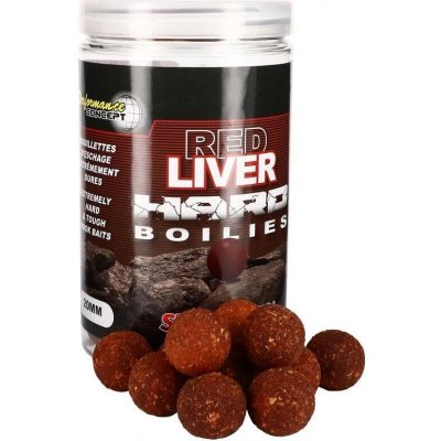 Starbaits tvrzené boilies Red Liver Hard Boilies 20g 24mm – Zboží Mobilmania