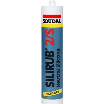 SOUDAL Silirub 2 neutrální silikonový tmel 310g transparentní