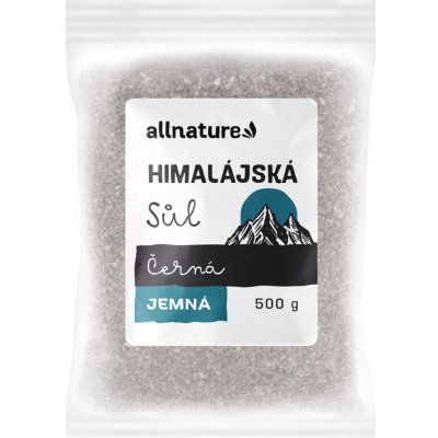 Allnature Himalájská sůl černá jemná 300 g