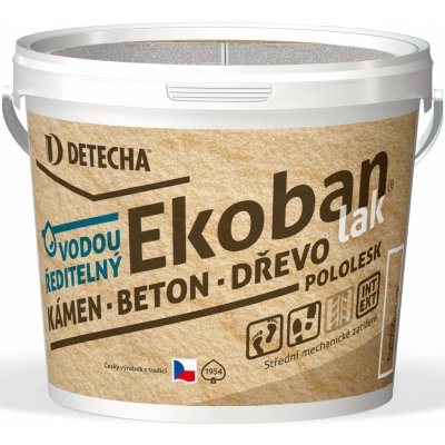 Detecha Lak na kámen, beton, zdivo EKOBAN LAK 2,5kg – HobbyKompas.cz