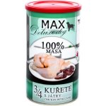 Max Deluxe Adult 3/4 kuřete s játry 1200 g – Sleviste.cz