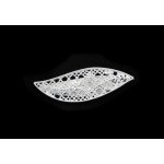 Kovová zdobená sponka Barva: stříbrná – Zboží Dáma