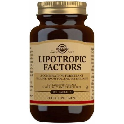 Solgar Lipotropní faktory 100 tablet – Hledejceny.cz