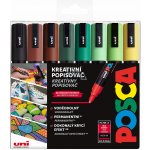 Uni Posca PC-5M 1,8 2,5 mm Earth mix zemitých tónů 8 ks – Zboží Živě