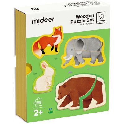 Small Foot Puzzle Zvířata s čísly 2 dílů – Zboží Mobilmania