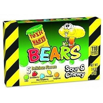 Toxic Waste Sour Gummy Bears 85 g