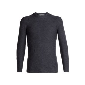 ICEBREAKER Mens Shearer V Sweater CHAR HTHR