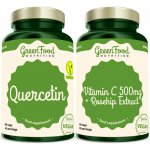 GreenFood Nutrition Quercetin 90 kapslí + Vitamin C 500 mg 60 kapslí – Hledejceny.cz