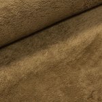 Mikroplyš / coral fleece 577 jednobarevná hnědá, š.160cm (látka v metráži) – Hledejceny.cz