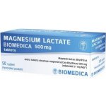 MAGNESIUM LACTATE BIOMEDICA POR 500MG TBL NOB 100 – Zboží Dáma