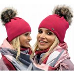 Fashionweek dámská zimní čepice s bambulí ZIZI15/A13 Amarant – Hledejceny.cz