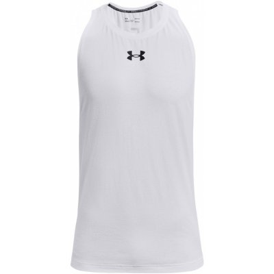 Under Armour Baseline cotton tank 1361901-100 bílá – Sleviste.cz