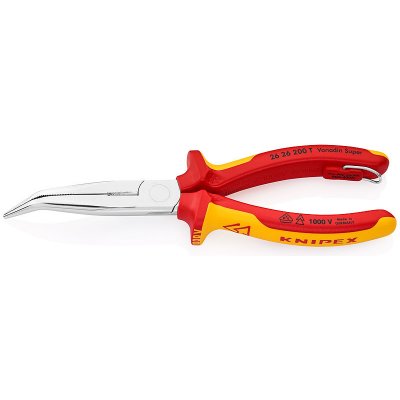 KNIPEX Kleště půlkulaté s břity, čelisti zahnuté 40°, 200 mm, izolované 1000 v, knipex 2626200t – Zboží Dáma
