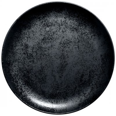 RAK Porcelain Talíř mělký 24 cm černá RAK-KRNNPR24 – Zboží Mobilmania