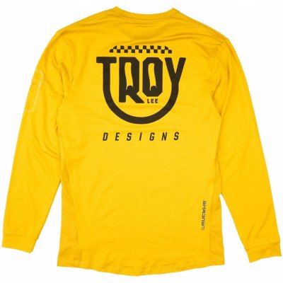 Troy Lee Designs Ruckus Ride Tee eyez safron – Hledejceny.cz