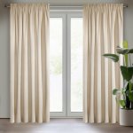 EUROFIRANY ZATEMŇOVACÍ ZÁVĚS NA PÁSCE VILLA 140X270 CM BÉŽOVÁ – Hledejceny.cz