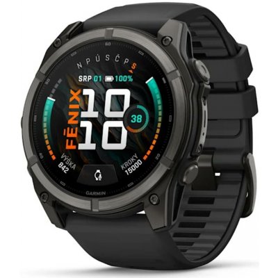 Garmin Fenix 9 51 mm AMOLED Carbon DLC Black 010-04763-11 – Zboží Živě