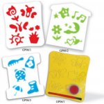 Creatoys Dětská pěnová razítka 3 motivy – Hledejceny.cz