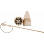 Lesní svět Retro káča s bičíkem Vlk – Sleviste.cz