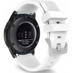 BStrap Silicone Sport řemínek na Samsung Gear S3, white SSG006C22 – Zboží Mobilmania