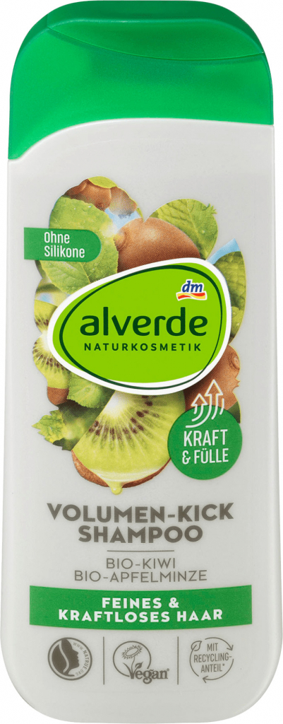 Alverde Naturkosmetik vlasový šampon bio kiwi & bio jablečná máta 200 ml od  58 Kč - Heureka.cz