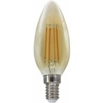 ACA Lighting LED FILAMENT E14 DIM C35 jantar 5W 2700K 230V 620lm RA80 FLAM5WWDIMAM – Zboží Mobilmania