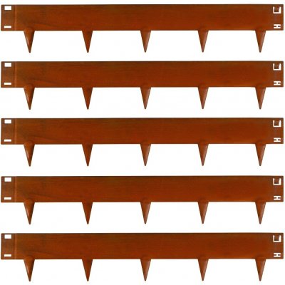 Unigardia obrubník s hroty 18,5 cm x 10 m corten 1 ks – Hledejceny.cz