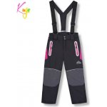 Kugo DK8230 Dívčí zimní lyžařské kalhoty černé – Zboží Mobilmania
