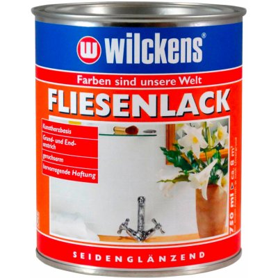 Wilckens Fliesenlack Na dlaždičky, obklady a kachličky bílá / pololesk 750 ml – Zboží Mobilmania