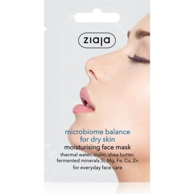 Ziaja Microbiome Balance krémová hydratační maska 7 ml – Zboží Mobilmania