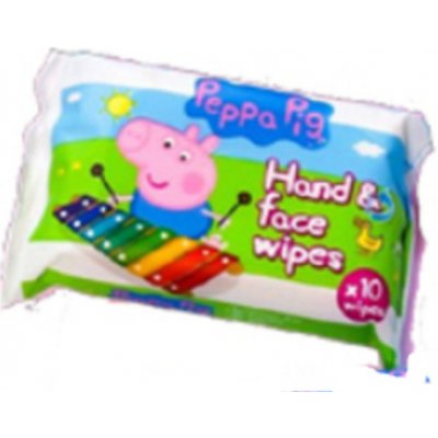 JellyWorks Peppa Pig Prasátko Peppa vlhčené ubrousky 10 kusů – Hledejceny.cz