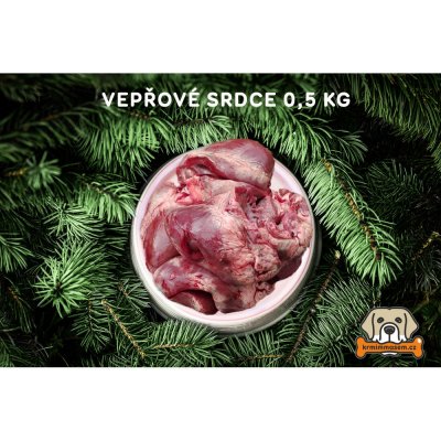 Krmimmasem.cz Vepřové srdce 0,5 kg – Sleviste.cz