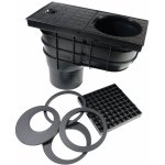 Geiger Lapač střešních splavenin 125 spodní černý – Zboží Mobilmania