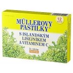 Dr. Müller Müllerovy pastilky s islandským lišejníkem bez cukru 12 pastilek – Zboží Dáma