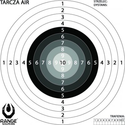 Range Solutions Malý střelecký terč pro vzduchovky 140x140 mm 100ks – Sleviste.cz