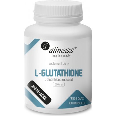Aliness L-Glutathione reduced 500 mg 100 veg kapslí – Hledejceny.cz