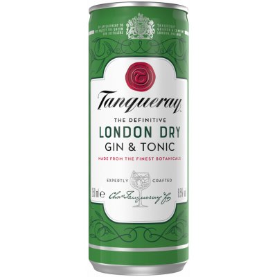 Tanqueray Gin & Tonic 6,5% 0,25 l (plech) – Zboží Dáma