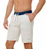 Pánské kraťasy a šortky Quiksilver kraťasy Block Slim short Snow White Spacedye Sportsline WBB0