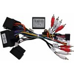 2DIN Propojovací kabel s CANBUS pro autorádio - FAKRA (MOST) do 16PIN - Audi A3 / A4 / Q3 / Q5 / TT