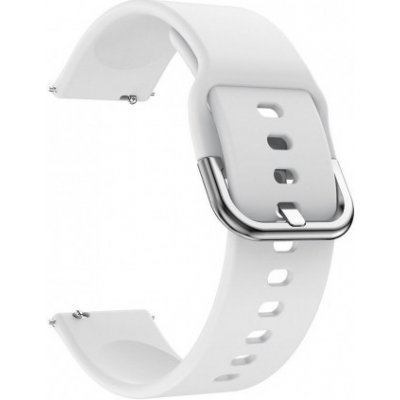 BStrap Silicone řemínek na Samsung Galaxy Watch Active 2 40/44mm, white SSG002C07 – Zboží Mobilmania