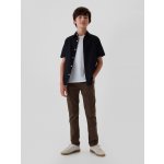 GAP Dětské slim cargo džíny UltraSoft Hnědá – Zboží Dáma