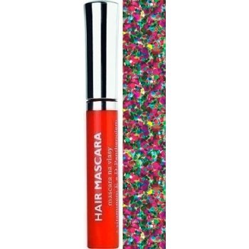 Jenny Lane Mascara na vlasy červená s flitry 8 ml