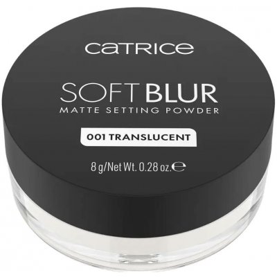 Catrice Soft Blur Matte sypký fixační pudr 001 Translucent 8 g – Hledejceny.cz