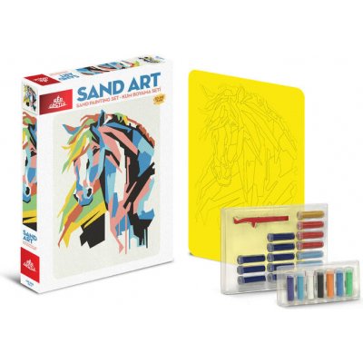 Red Castle SAND ART /1x A4 obrázek Kůň/ 35500-YKO11 – Zboží Dáma