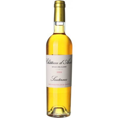 Château D'Arche Sauternes Grand Cru sladké bílé 2004 14% 0,5 l (holá láhev) – Hledejceny.cz